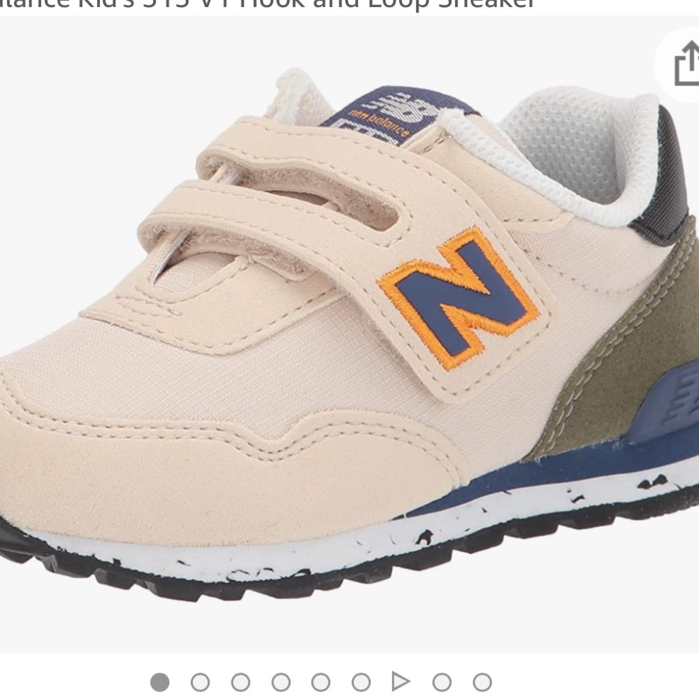 New Balance Kid’s 515 V1 Hook and Loop Sneaker Toddler 10W